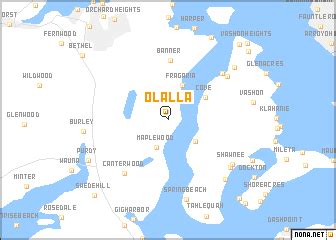 Olalla (United States - USA) map - nona.net