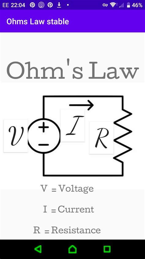 Ohm's Law Calculator (PRO) Latest Version 1.0 for Android