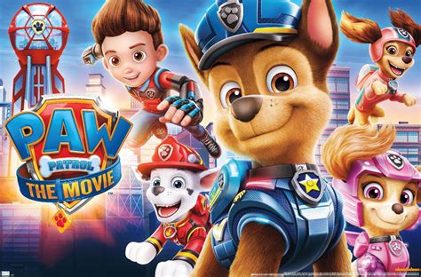 Nickelodeon Paw Patrol Movie - Theatrical Wall Poster, 22.375" x 34" - Walmart.com