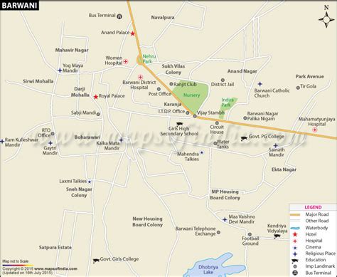 Barwani city Map