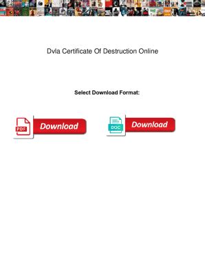 Fillable Online Dvla Certificate Of Destruction Online. Dvla Certificate Of Destruction Online ...