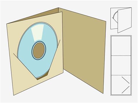 Cd Box Template Vector Art & Graphics | freevector.com