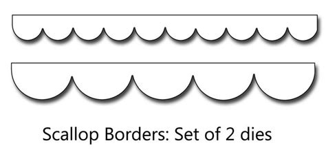 9 Best Images of Printable Template For Scalloped Border - Free ... | Printable patterns ...