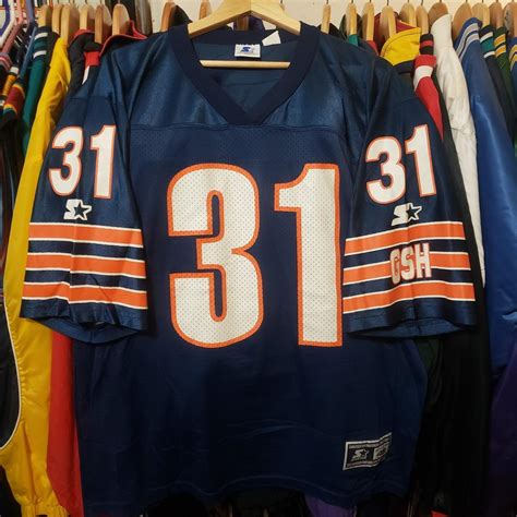 Vtg starter rashaan salaam chicago bears jersey men... - Depop