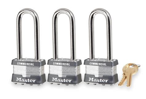 MASTER LOCK Padlocks: 2 1/2 in Vertical Shackle Clearance, 3/4 in Horizontal Shackle Clearance ...