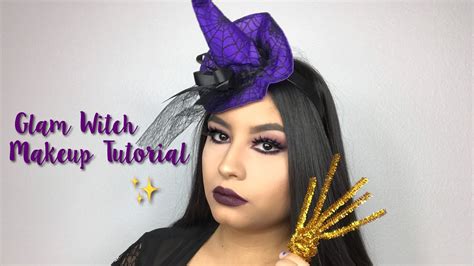 Glam Witch Makeup Tutorial | Halloween Series - YouTube