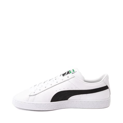 Mens PUMA Basket Classic XXI Athletic Shoe - White / Black | Journeys