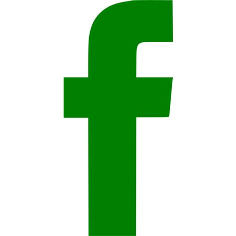 Green facebook icon - Free green social icons