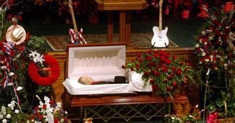 Buck Owens Funeral | Open casket of Rev. Andrew Greeley, 2013 (Source: Corbis ) | Buck ...