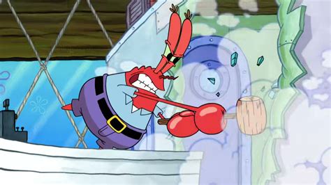 Mr. Krabs Smashing Plankton's Robot for 10 Hours - YouTube