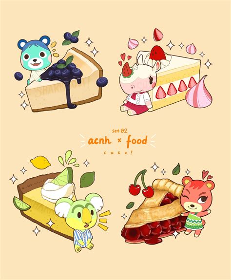 The next set of my ACNH stickers is done! [OC] : AnimalCrossing
