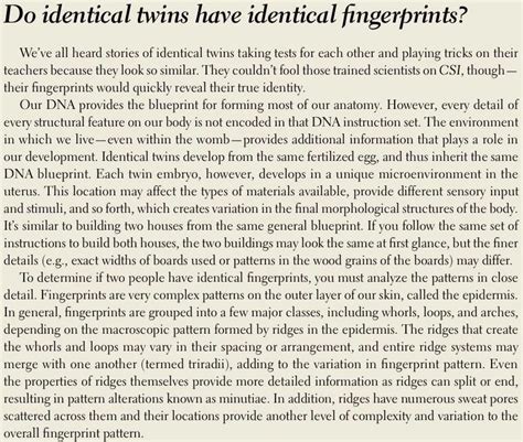 bookofjoe: Identical twins do not have identical fingerprints