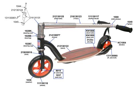 Parts - Push Scooter Parts - Kicker - www.goped.com