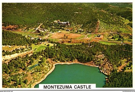 New Mexico Gallinas Canyon Aerial View With Montezuma Castle In Background | United States - New ...