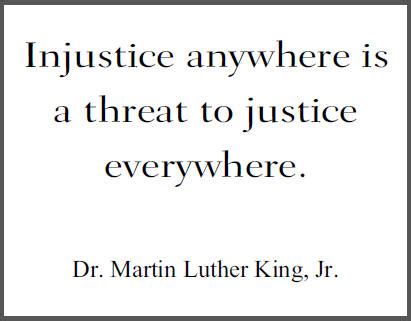 Martin Luther King Quote on Injustice | Student Handouts