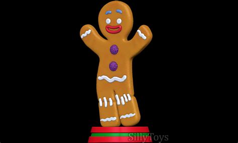 Gingerbread Man - Shrek 3D Model by SillyToys