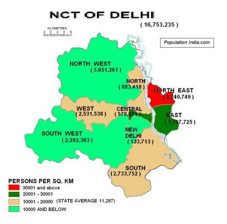 Population Density – How it has Impacted Northeast Delhi: Most densely ...