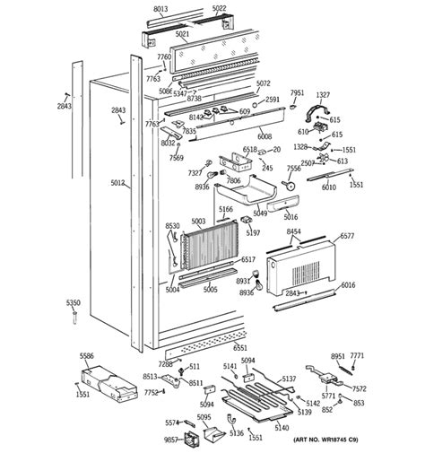 Ge Monogram Built In Refrigerator Parts Diagram | Reviewmotors.co