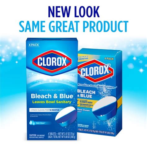 Clorox Ultra Clean Toilet Tablets 4-Count Rain Clean Toilet Bowl Cleaner in the Toilet Bowl ...