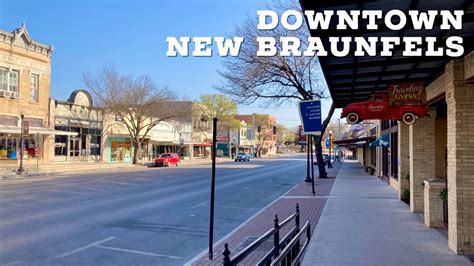 Downtown New Braunfels || Walking Around New Braunfels, Texas - YouTube