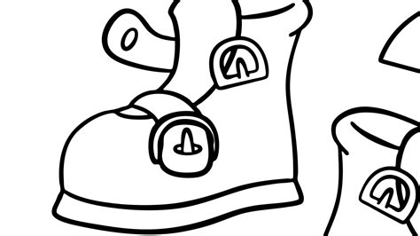 One, Two, Buckle My Shoe - Coloring Page - Mother Goose Club