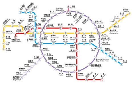 Meitetsu Railway Map