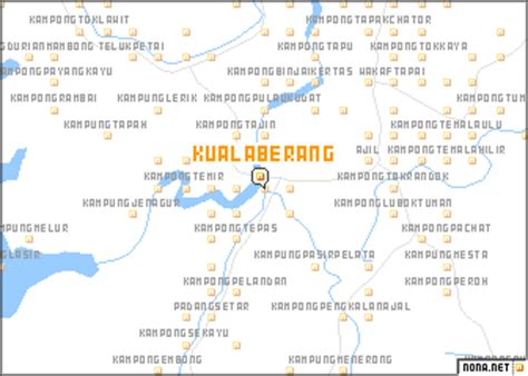 Kuala Berang (Malaysia) map - nona.net