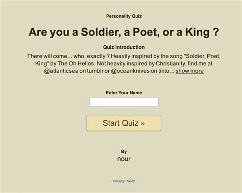 Soldier, poet, or king? The viral TikTok quiz, explained - WVUA 23