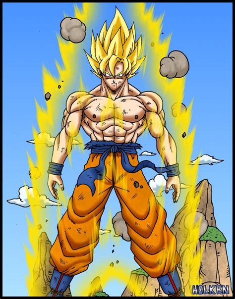 Son goku ssj full power 02 by DBZwarrior on DeviantArt