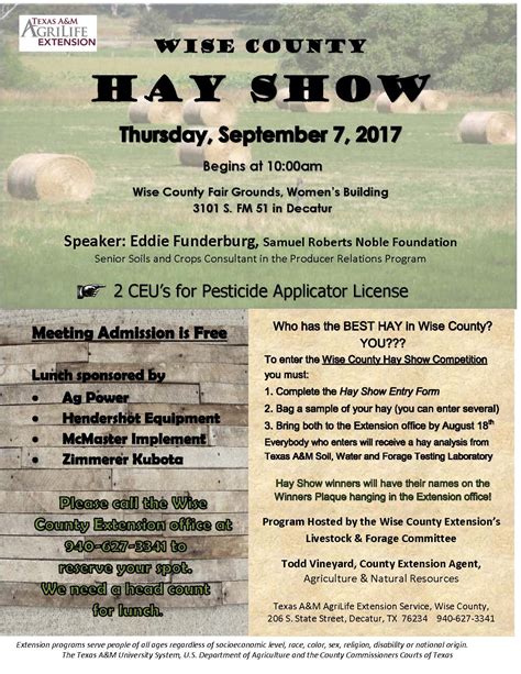 Wise County Hay Show