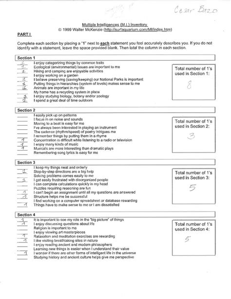 Multiple Intelligences