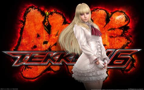 Download Lili Rochefort Tekken Long Hair Blonde Glove White Dress Dress Video Game Tekken 6 HD ...