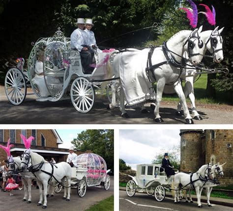 White Landau Carriage | Horse Drawn Carriages, UK