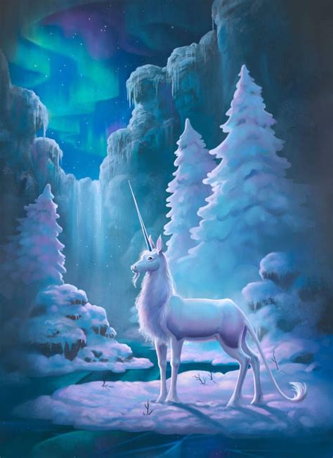 Winter Unicorn by https://www.deviantart.com/valyavande on @DeviantArt ...