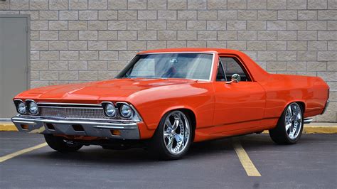 1968, Chevrolet, El, Camino, Ss, Pro, Touring, Pickup, Cars, Orange ...