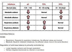 Acid-Base Balance Chart - NCLEX Quiz