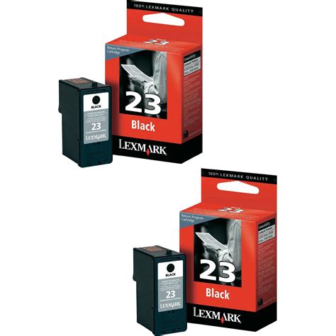 Original Lexmark 23 Black Twin Pack Ink Cartridges (18C1523E) - Lexmark X4550 Business Edition ...