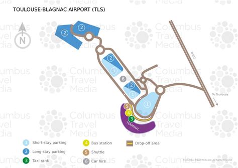 Toulouse blagnac airport map - Map of Toulouse blagnac airport ...