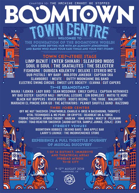 BoomTown - Boomtown 2018 Line Up - Festivals For All