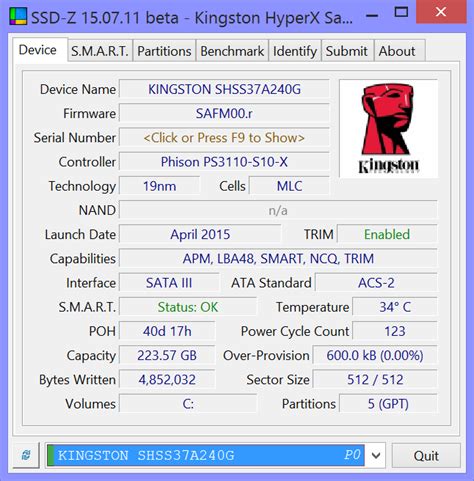 SSD-Z Utility Tool Version 15.7.11b Update Released - eTeknix