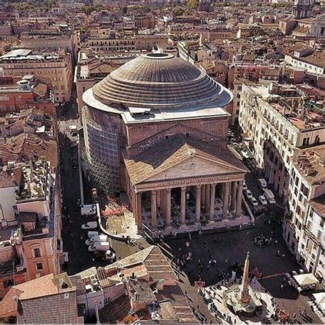 Roof of the Parthenon in Rome | Rome architecture, Rome italy, Ancient architecture