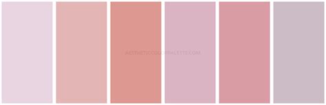 Soft Aesthetic Color Palettes - Aesthetic Color Palette