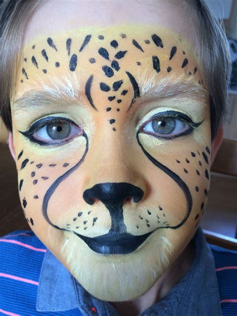 Pin by Jude P on Face painting | Face painting easy, Face painting halloween, Lion face paint