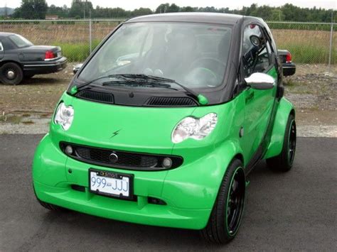 Custom Green Smart | Smart car, Smart fortwo, Smart