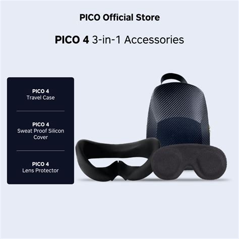 PICO 4 Accessories 3in1 Set (Only Applicable to PICO 4 VR Headset ...