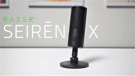 Razer Seiren X USB Gaming Microphone | First Look - YouTube