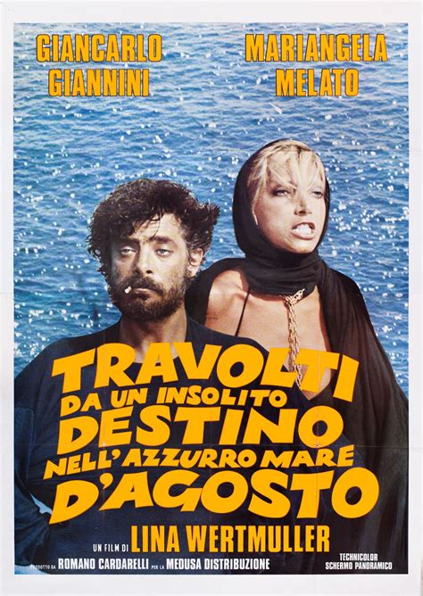 Swept Away 1975 Italian Quattro Fogli Poster - Posteritati Movie Poster Gallery