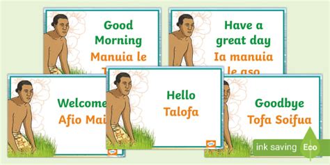 Samoan Language Week Posters | Teacher-made Posters - Twinkl