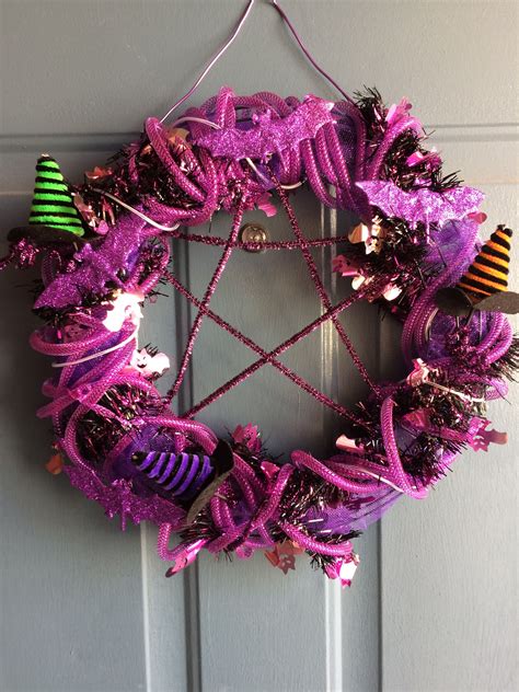 Pentacle wreath | Samhain, Wreaths, Grapevine wreath