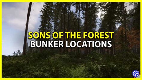 Sons Of The Forest: All Bunker Locations On Map